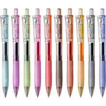 Stylos à gel rétractables à séchage rapide, pointe fine de 0,5 mm, multicolores, pour le journal intime, le dessin, les gribouillages et la prise