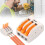 Hebel-Drahtverbinder, 1 Eingang, 2 Ausgänge, orange, 10er-Pack 1