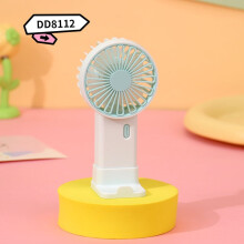 New USB Charging Mini Handheld Small Fan Phone Stand and Portable Student Cartoon Office Fan Ideal Gift