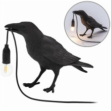 Bird Resin LED Wall Lamp for Bedroom Table Use