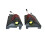 Sidelight with Cover for   G3 Pro Electric Scooter Bottom Panel Front Rear Light Accessories 2