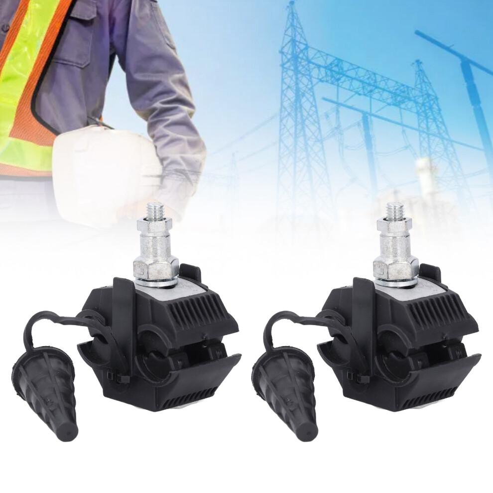 High Voltage Cable Connector 2Pcs 1Kv Insulated Non Peeling For Grounded Wires 6941385537764