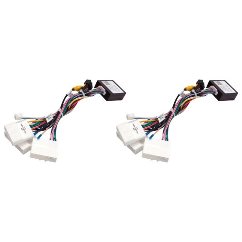 2X Auto Android Stereo 16PIN Strom Kabel Baum Adapter mit CANbus Box für  Dacia Duster / Arkana / XM3