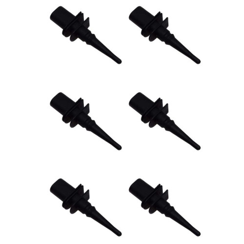 6Pc Front Rear Left Right Black Outside Car Air Temperature Sensor for  E46 E90 E91 E39 E60 E63 E38 65816905133