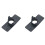 2X Automobile Parking Sensor Bracket Reversing  Bracket PDC Auxiliary Sensor Fixed Cover for 1