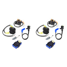 2X 30410-HC4-770 CDI BOX Tändspole Spänningsregulator Likriktare Reläsats för FourTrax 300 TRX300 TRX300FW 1993