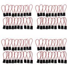 30A Wire In- Fuse Holder Block Black Red for Car Boat Truck 80pcs