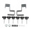 Steel Drawer Front Mounting Clamp, Right Angle, 1Pack 3