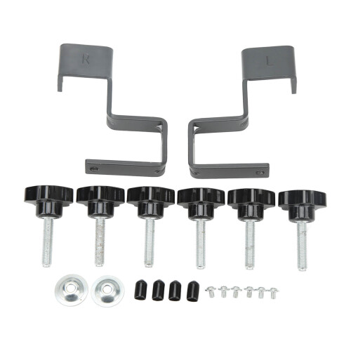 Steel Drawer Front Mounting Clamp, Right Angle, 1Pack 2