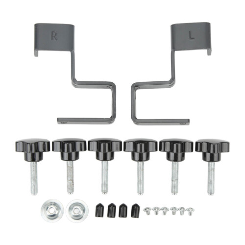 Steel Drawer Front Mounting Clamp, Right Angle, 1Pack
