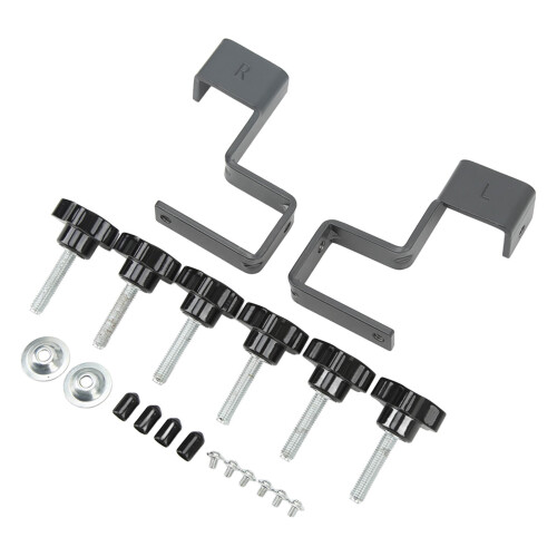 Steel Drawer Front Mounting Clamp, Right Angle, 1Pack 1