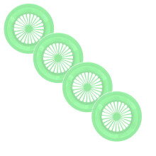 4Packs 10 Inch Paper Plate Holders, Reusable Round Paper Plate Green- 26.5cm