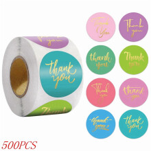 Dankesanhänger aus Kraftpapier, 2,5 cm (1 Zoll) breit – 50 bis 500 Stück