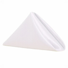 10pcs 20x20in White Cloth Napkins, Washable & Hemmed – Reusable for Restaurants, Weddings, Parties – Compatible with Bulk Linen Table Use