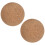 Runde Holz-Dekanterverschlüsse, 2er-Set 1