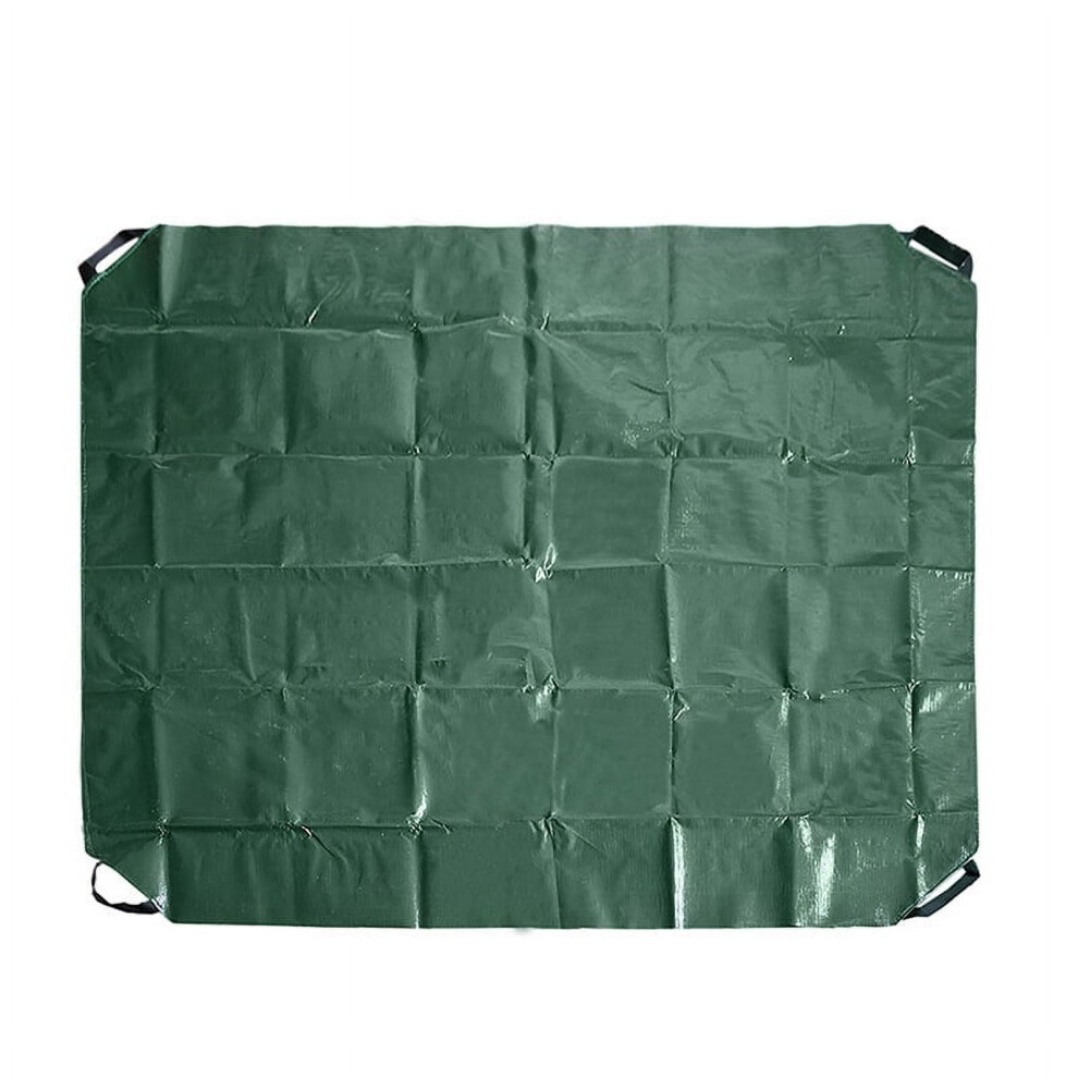 1.98X1.98m Waterproof Garden Leaf Tarp With 4 Handles Â For Sandbox Cover, Lawn Debris, Pruning, Leaf Hauler, Tent Footprint 9313598080219