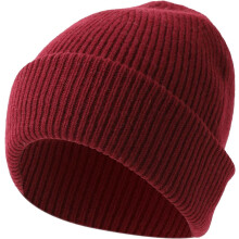 Čiapka Beanie zo 100 % merino vlny pre mužov a ženy, unisexová termo zimná čiapka, univerzálna veľkosť s manžetou a rebrovaným vzorom