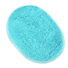 Small Washable Pastel Furry Rug, 15.74"x11.81", Machine Washable, Cute Aesthetic Bedroom/Kitchen Rug – Compatible with Valentine's Day decor