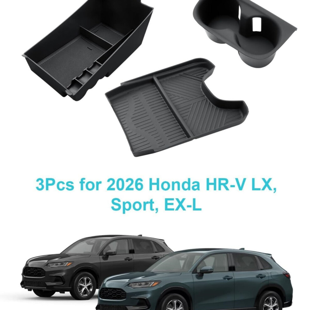 Center Console Organizer Tray For Honda Hr-V 2023Â2026 (3 900223188571