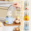 Egg Yolk Mixer Manual Puller, Eggs Spinner Quick Homogenizer, Egg Shaker, Silicone Whisk with Drawstring, Eggs Cookin Shaker 7