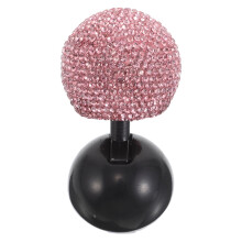 Capa para botão de partida de carro com strass rosa (1 peça)