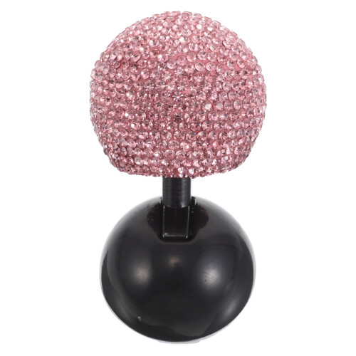 Capa para botão de partida de carro com strass rosa (1 peça)