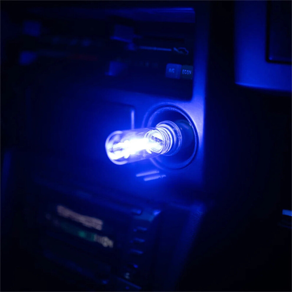 Usb Led Car Interior Mood Lamp Â Plug-In Night Ambient Ing, Charging Compatible Light 9313598082619