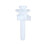Toilet Lid Lock Plastic Seat Cover Screw Fixing Accessory 4