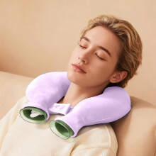Hot Water Bottle Neck Wrap for Pain Relief – Reusable Hot/Cold Therapy Pack, Cervical Support Pillow with Removable Cover