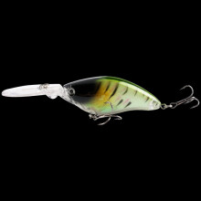 2PC Fishing Bait With Hook Wide Mouth Tongue Plate Floating Big Minnow Lure Simulation Durable Hard Bait Fake 11.5cm Simulation Fishing Gear