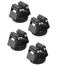 Magnetic Broom Holder (4PCS), Anti-Slip Mount with Rubber Grippers, 11lbs Heavy-Duty – Compatible with Garage, Kitchen, RV, Van