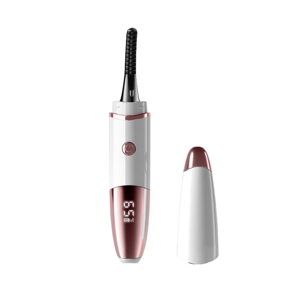 Heated Eyelash Curler Electric Temperature Control Lash Curling Tool for Makeup Beauty