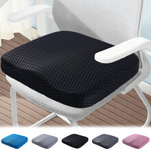 Cuscino ergonomico traspirante in memory foam per sedile, confezione da 1