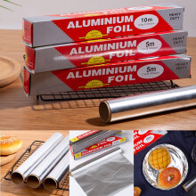 Wrap Heavy Duty Aluminum Foil Roll, Thick Heavy Duty Foil for Added Strength and Durability, Secure Easy Open and Close Tab,32 Feet