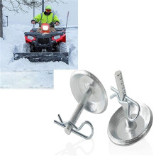 2Pcs Replacement Snow Plow Skid Shoes Compatible with ATV/UTV K-Plow (Replaces 2205071 & 2208864) – Hardened Steel, Non-Slip, Quick-Release