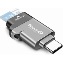 C356Type-C MicroSD-kortleser USB 3.0 Midnattsgrå