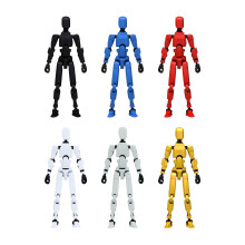 Set di action figure T13 – Robot giocattolo snodabile stampato in 3D (6