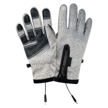 USB Heated Gloves, Winter Skiing Motorcycle Riding Warm Gloves, Touchscreen Heating Mittens for Outdoor Sports Work Cold Weather