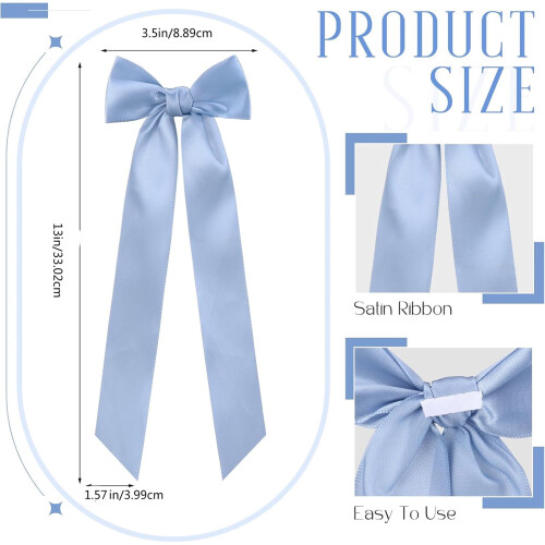Pacote com 12 Laços de Cetim Estilo Ballet para Presentes e Festas 2