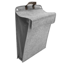 Grand panier à linge pliable avec couvercle