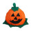 Καπέλο κολοκύθας για το Halloween με πράσινο φύλλο λωτού 1