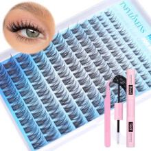 Sada pro prodloužení řas Wispy Lash D-Curl Natural Clusters 8-16 mm