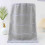 Serviette de bain en coton gris 73 x 34 cm 1