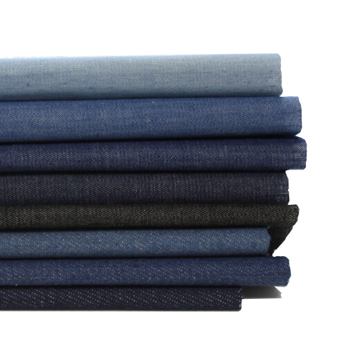Square Iron-on Repair Patch for Jeans 5 Pack DenimBlue 5x7.5 cm 1