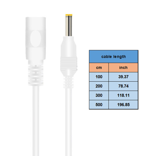 Netzadapterkabel 4,0 mm x 1,7 mm Stecker auf Buchse 2