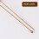 Stricknadeln aus Holz, 2,0 mm, gerade, einspitzig, Paar 1