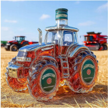 Coffret élégant à whisky avec carafe et verres en forme de voiture – Compatible avec whisky, vodka, tequila, bourbon – Cadeau pour homme