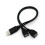 Καλώδιο διαχωριστή USB2.0 αρσενικό σε δύο θηλυκά USB, καλώδιο δεδομένων 2 θυρών USB Hub 1