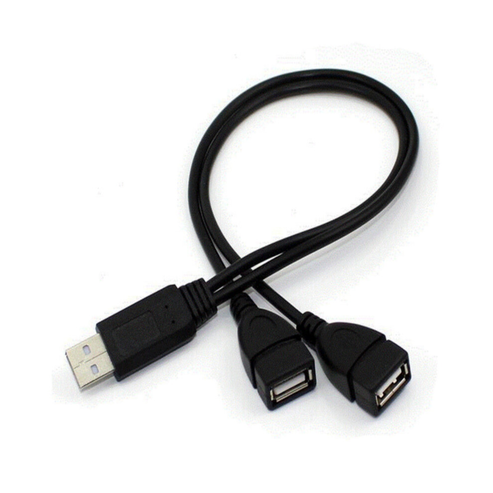 Usb 2.0 Male To Two Usb Female Splitter Cable 2 Port Usb Hubs Data Cable For Charging And Data Transfer 9450273934631
