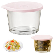 Contenants en verre pour la préparation des repas avec couvercles – Compatibles micro-ondes, four et congélateur, sans BPA, 10,5 x 7 cm, 1 pièce